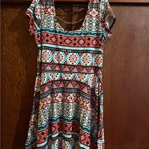Tribal Print Women's Dress